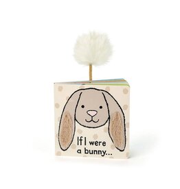 Jelly Cat "If I were a Bunny" Board Book Beige