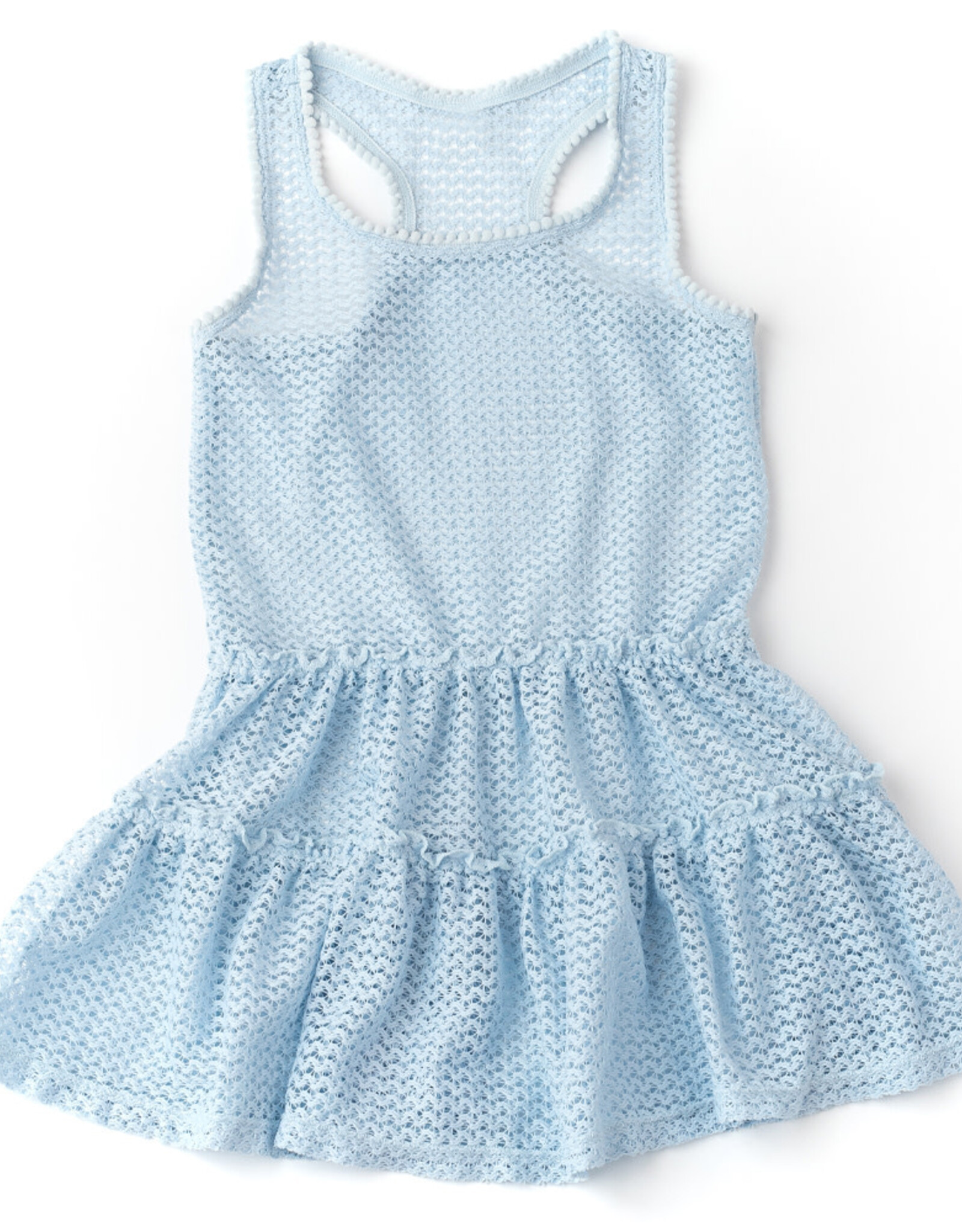 Shade Critters Crochet Tank Dress Blue