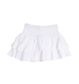 Shade Critters Smocked Terry Skirt White