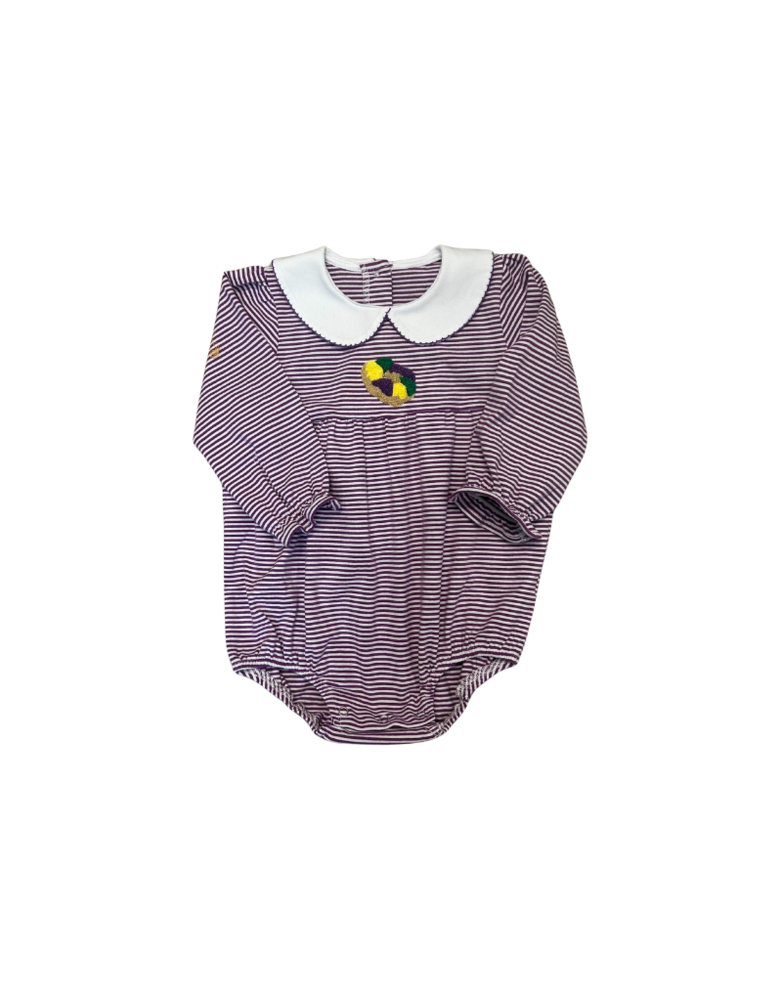 Itsy Bitsy King Cake Bubble, Purple Stripe