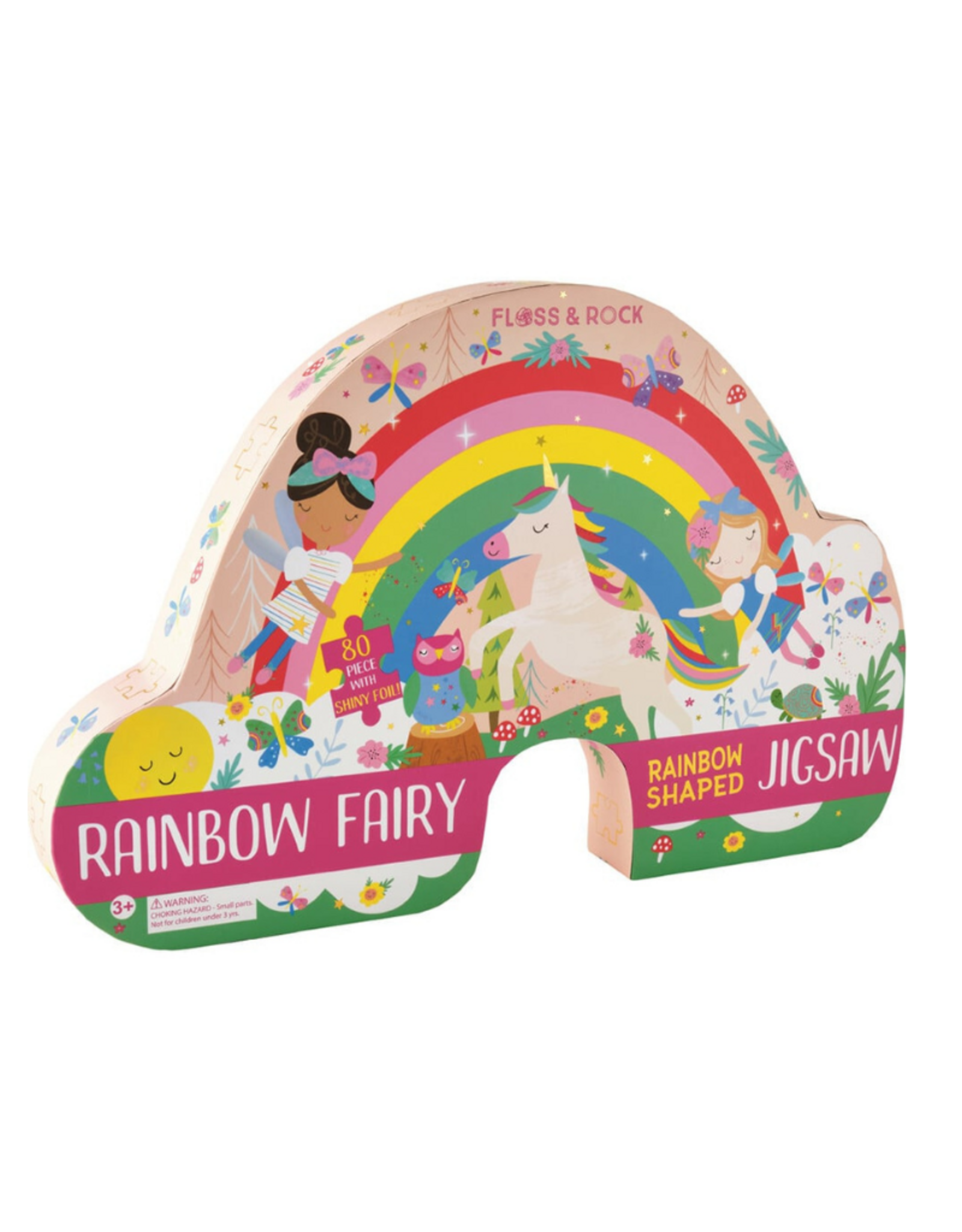 Floss & Rock 80pc Puzzle, Rainbow Fairy