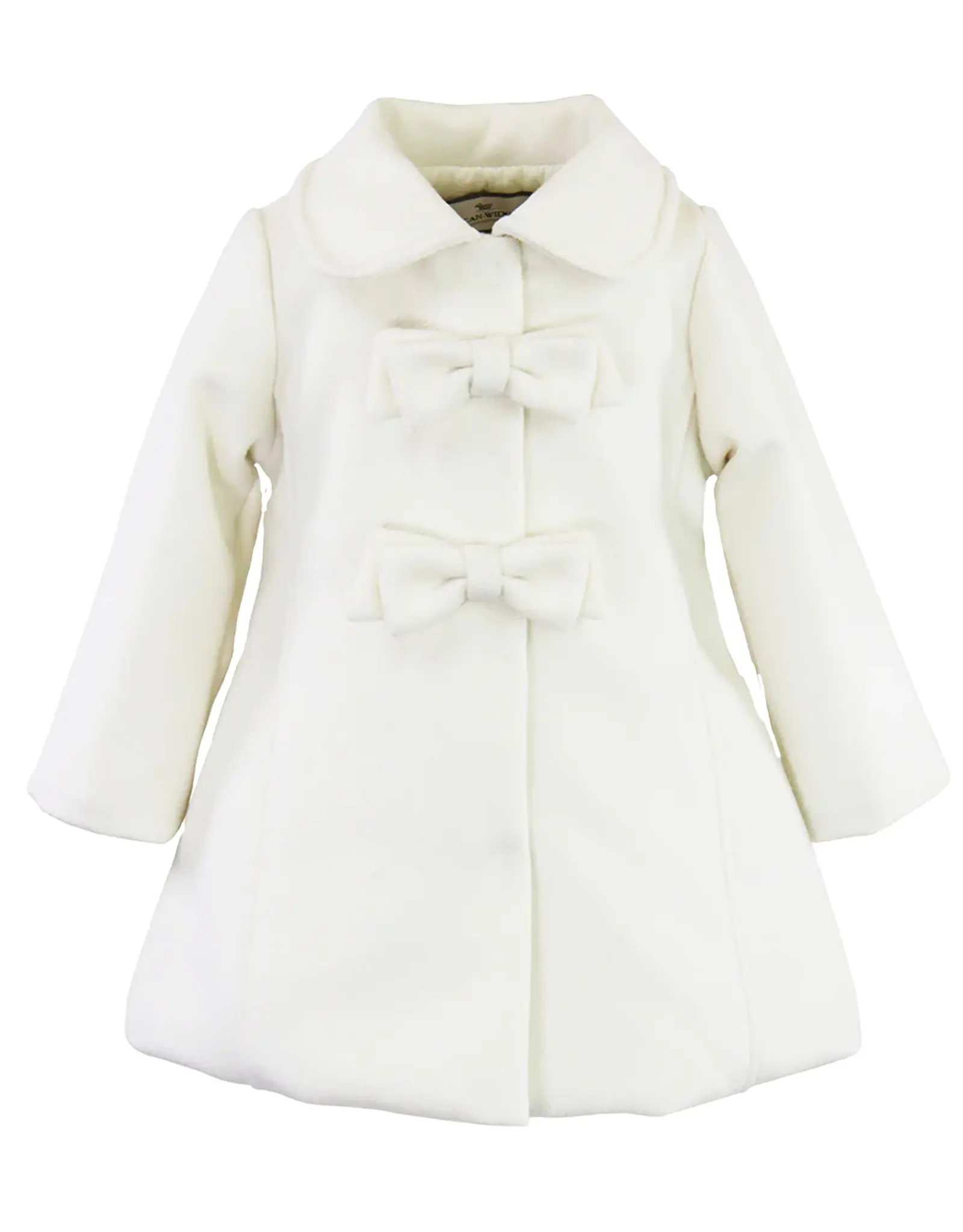 Widgeon 2 Bow Car Coat, Ivory