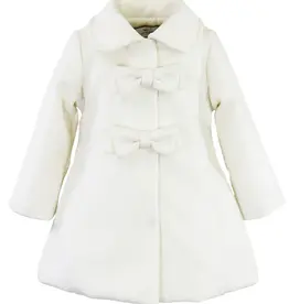 Widgeon 2 Bow Car Coat, Ivory