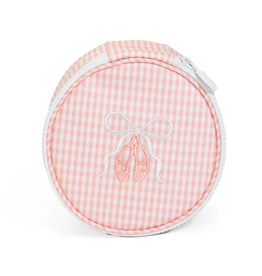 TRVL Design Jewelry Round Case, Ballet Pink