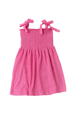 Shade Critters Smocked Terry Dress Hot Pink