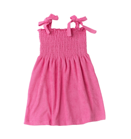 Shade Critters Smocked Terry Dress Hot Pink