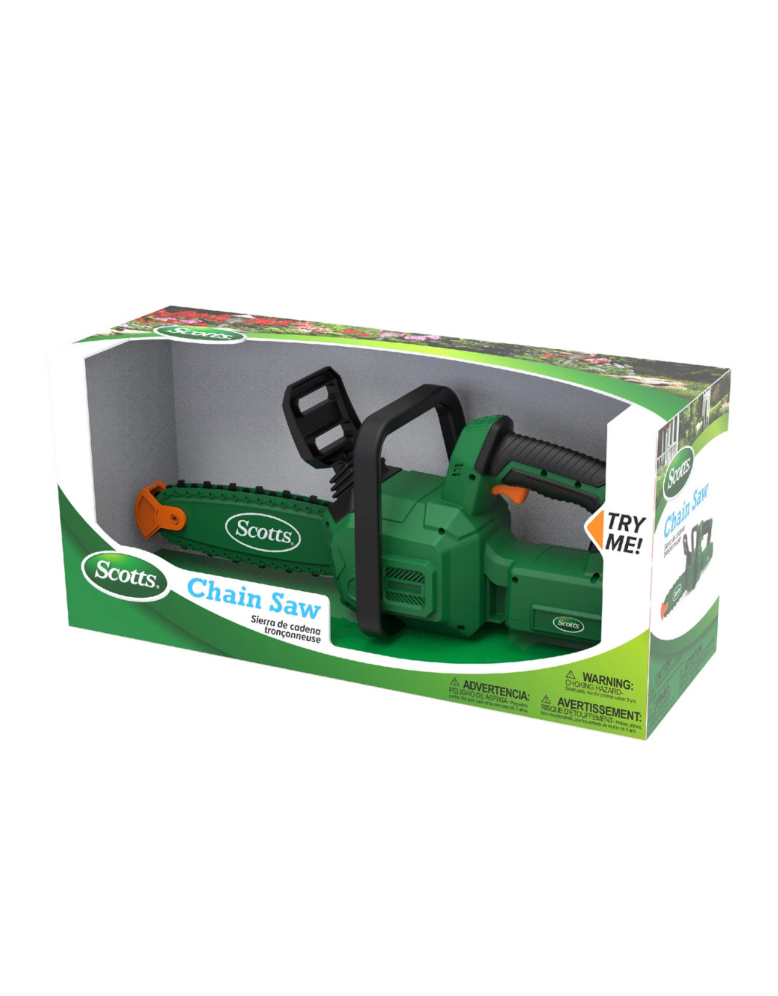 Toysmith Red Toolbox Scotts Battery-Operated Deluxe Chain Saw