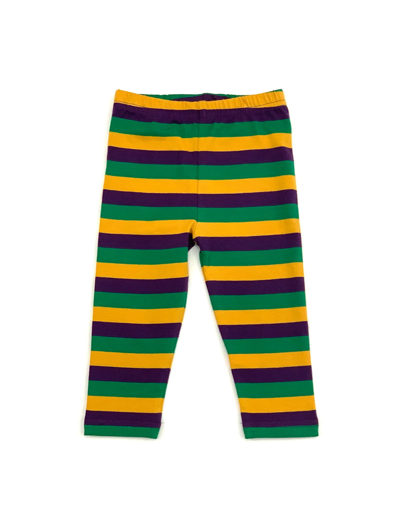 Lulu Bebe LLC Mardi Gras Leggings Stripes