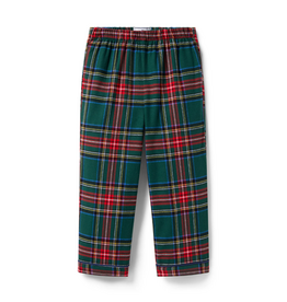 Petite Plume Brushed Twill Pants in Kensington Tartan