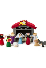 Two's Company 7 Piece Hand-Crafted Felt Nativity Set