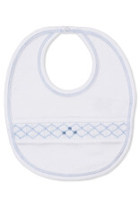 Kissy Kissy Light Blue Summer 26 Hand Smocked Bib