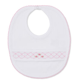 Kissy Kissy Light Pink Summer 26 Hand Smocked Bib