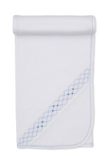 Kissy Kissy Light Blue Summer 26 Hand Smocked Blanket