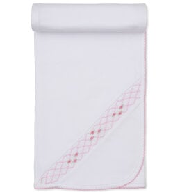 Kissy Kissy Light Pink Summer 26 Hand Smocked Blanket