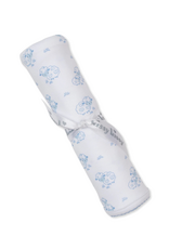 Kissy Kissy Light Blue Sweet Sheep Printed Burp Cloth