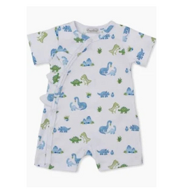 Kissy Kissy Dinosaur Delight Print Short Playsuit