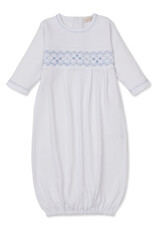 Kissy Kissy Light Blue Summer 26 Hand Smocked Sack