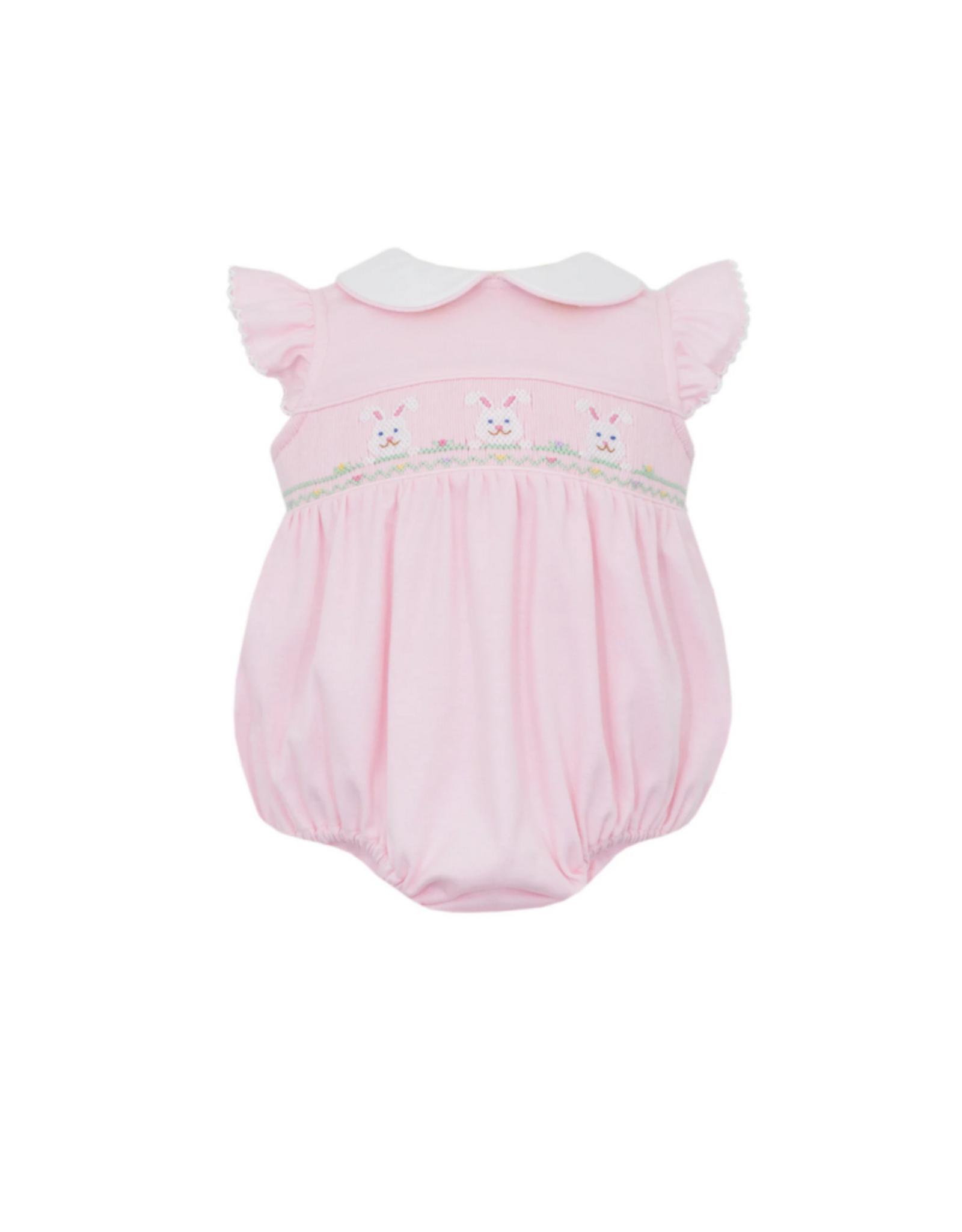 Petit Bebe Bunny Girl's Pink Knit Bubble