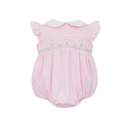 Petit Bebe Bunny Girl's Pink Knit Bubble