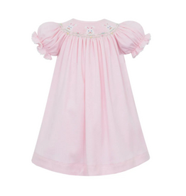 Petit Bebe Bunny Girl's Pink Knit Dress