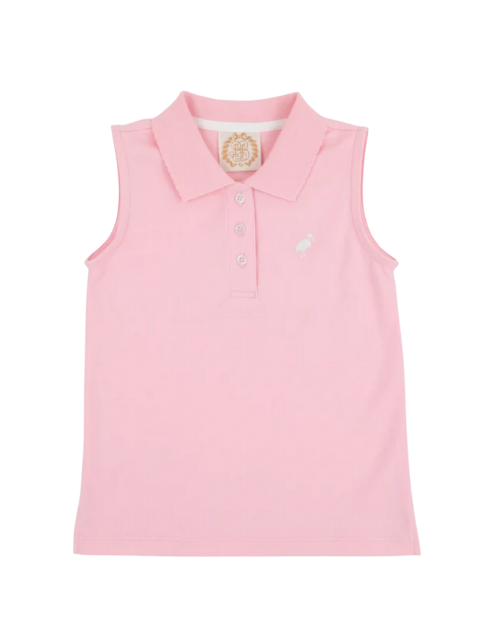 The Beaufort Bonnet Company Sleeveless Anna Price Polo, Pier Party Pink
