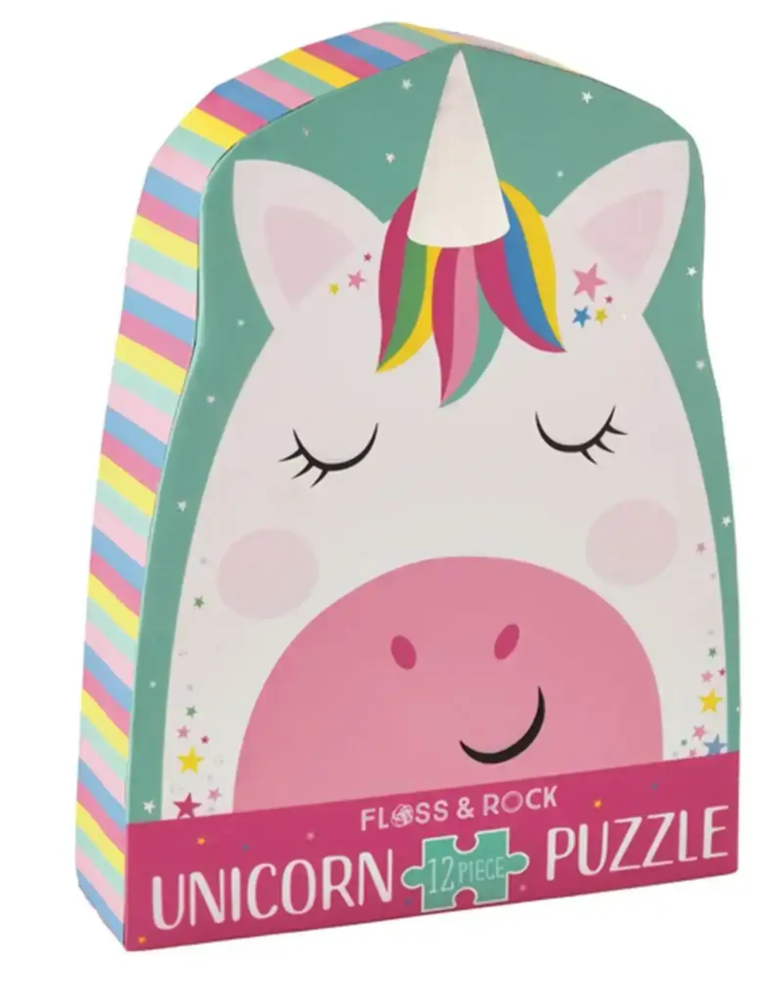 Floss & Rock Rainbow Unicorn 12 Piece Jigsaw