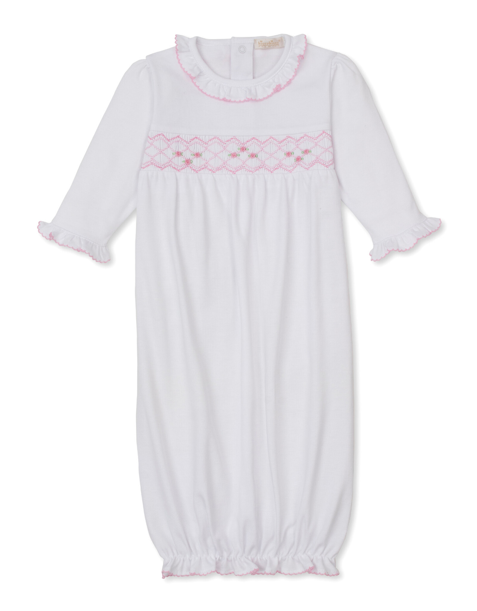 Kissy Kissy Light Pink Summer 26 Hand Smocked Sack