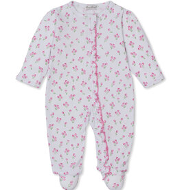 Kissy Kissy Timeless Tulips Print Zip Footie