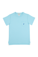 The Beaufort Bonnet Company Carter Crewneck w/ Pocket Belhaven Blue