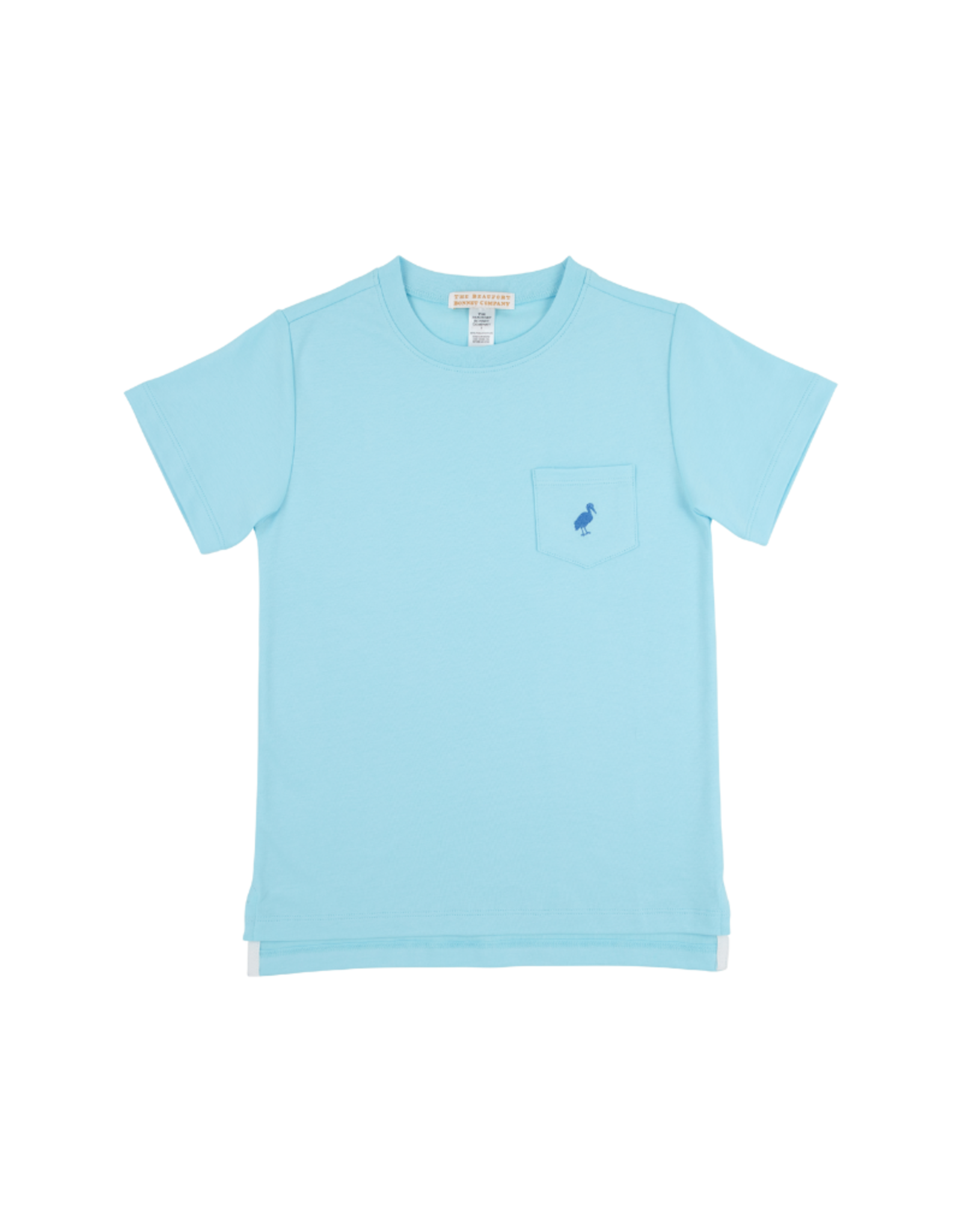 The Beaufort Bonnet Company Carter Crewneck w/ Pocket Belhaven Blue