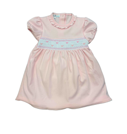 Magnolia Baby Valentine's Classic Smocked SS Dress
