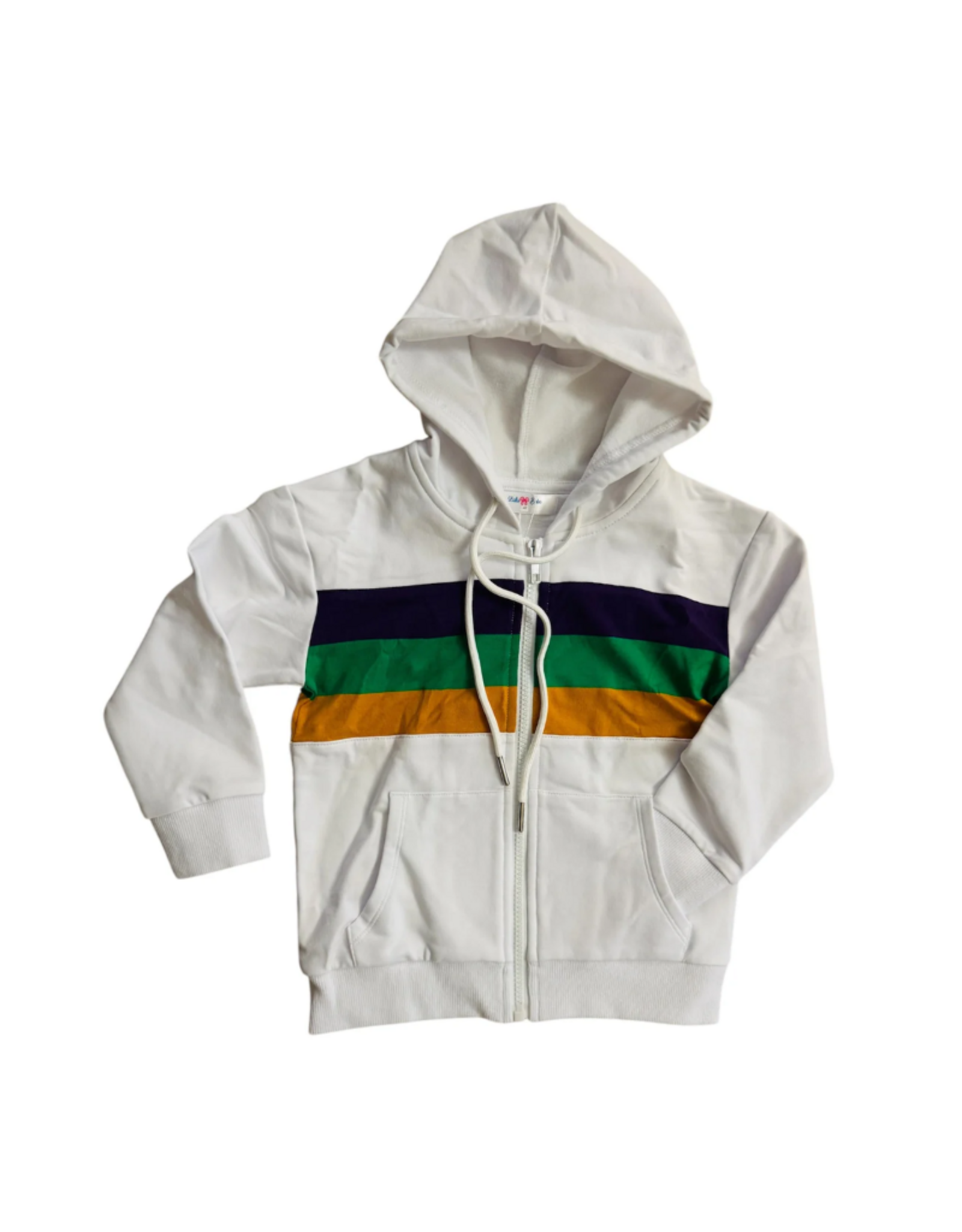 Lulu Bebe LLC MG Rugby Zip Up Hoodie