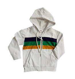Lulu Bebe LLC MG Rugby Zip Up Hoodie