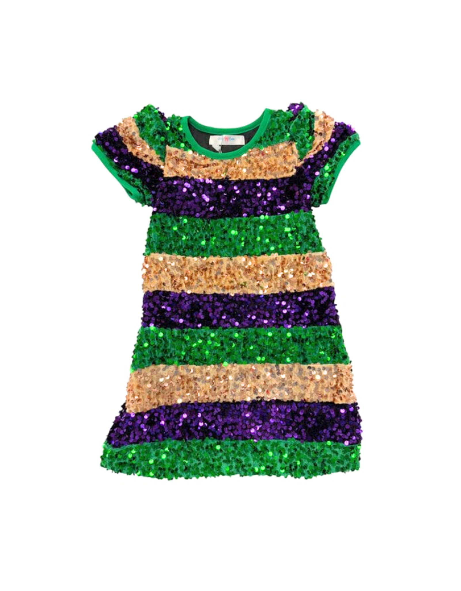 Lulu Bebe LLC Mardi Gras Sequin Dress