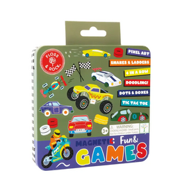 Floss & Rock Magnetic Fun Games Tin Cars