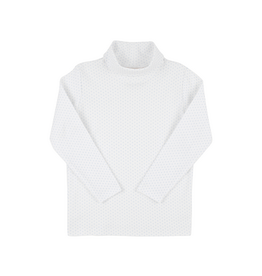 The Beaufort Bonnet Company Tatums Turtleneck, Beale Street Blue Microdot