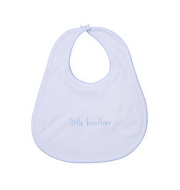 Magnolia Baby Little Brother Embroidered Bib