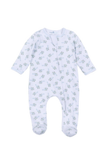 Magnolia Baby Take Flight Zipper Footie Light Blue