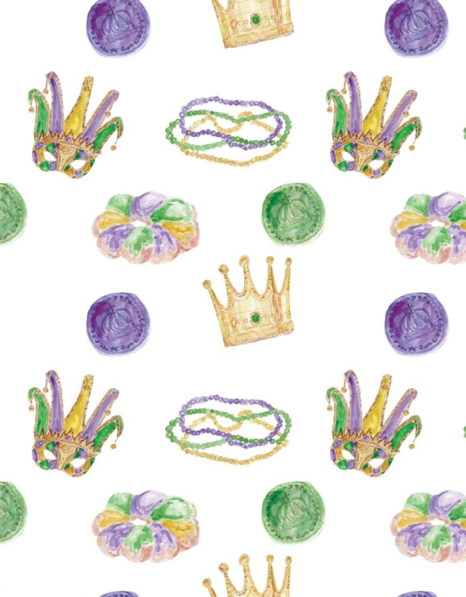 Krewe Kids Emmett Mardi Gras Icons Print Jon Jon