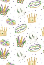 Krewe Kids Tanner King Cake Diaper Set