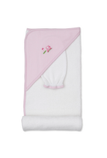 Kissy Kissy Golf Championship Hooded Towel w/ Mitt Pink