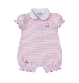 Kissy Kissy Golf Championship Playsuit Pink Stripe