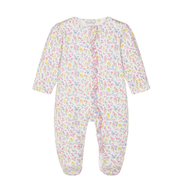 Kissy Kissy Pastel Gardens Zipper Footie Multi