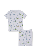 Kissy Kissy Golf Championship Short PJ Set Blue