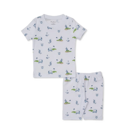 Kissy Kissy Golf Championship Short PJ Set Blue