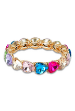 Iscream Rainbow Heart Bracelet