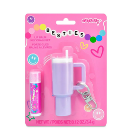 Iscream Besties Lip Balm Key Chain Set