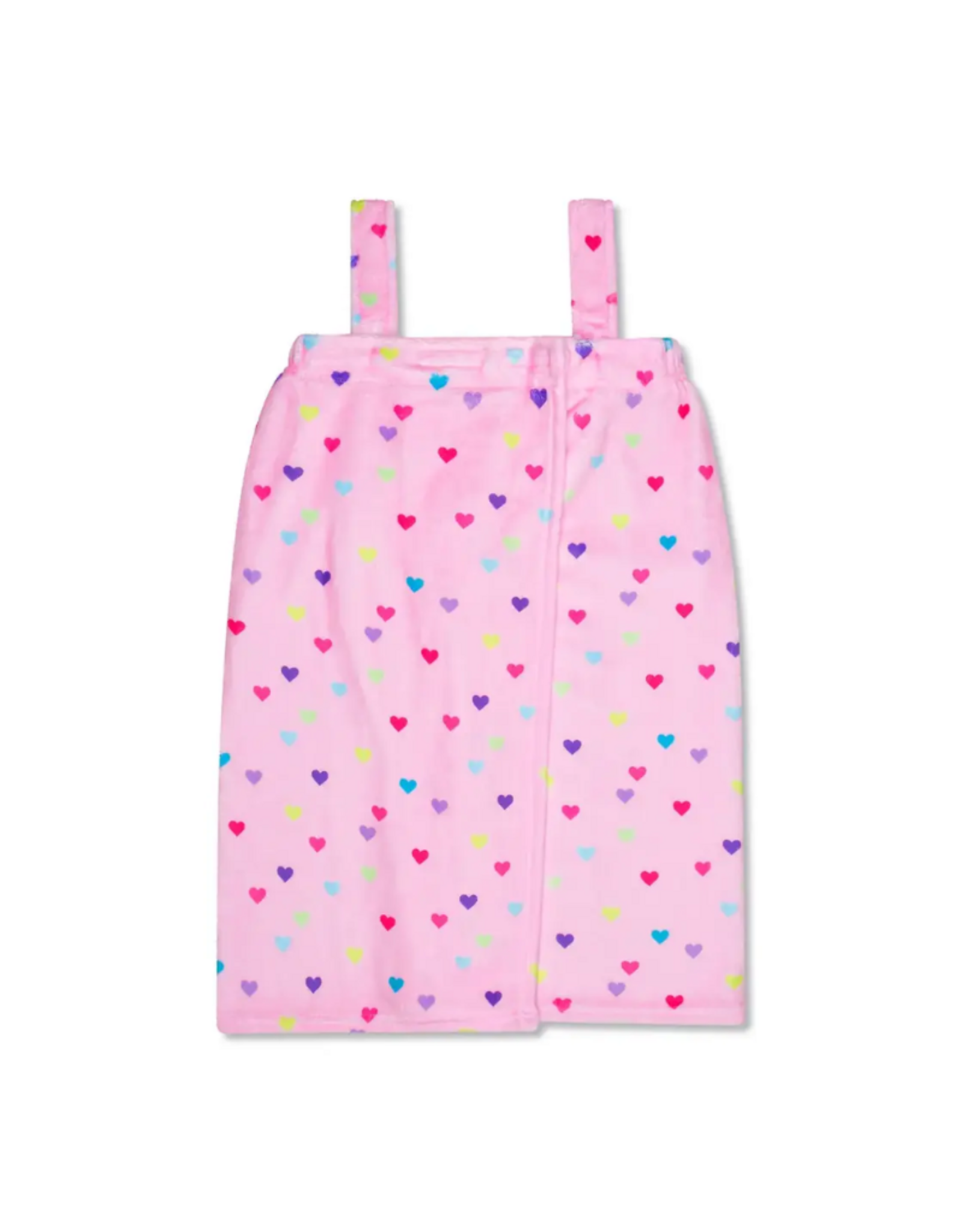 Iscream Heart Confetti Plush Spa Wrap