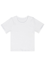 Iscream White Ribbed Short Sleeve Shirt