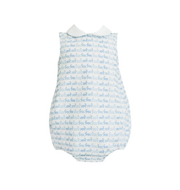 Krewe Kids Lucas Blue Bunny Print Bubble